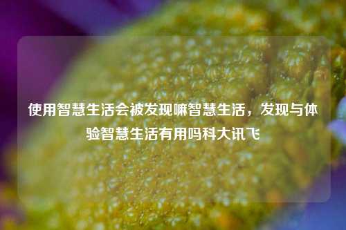 使用智慧生活会被发现嘛智慧生活，发现与体验智慧生活有用吗科大讯飞