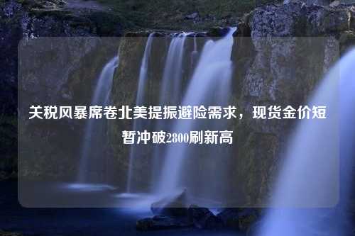 关税风暴席卷北美提振避险需求，现货金价短暂冲破2800刷新高