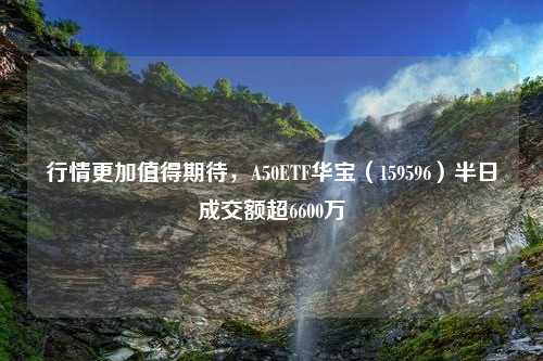 行情更加值得期待，A50ETF华宝（159596）半日成交额超6600万