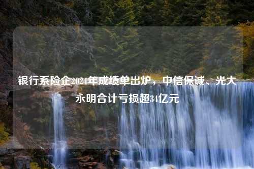 银行系险企2024年成绩单出炉，中信保诚、光大永明合计亏损超34亿元