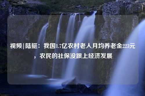 视频|陆挺：我国1.7亿农村老人月均养老金223元，农民的社保没跟上经济发展